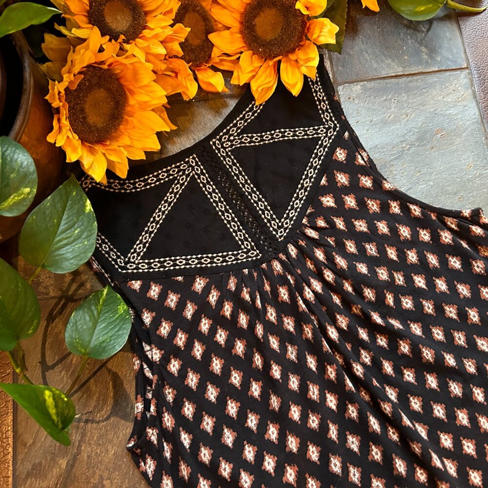Lucky Brand Embroidered BoHo top (NEW) - Picture 12 of 15